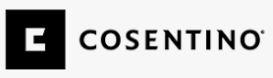 Cosentino bedrijfslogo zwart-wit
