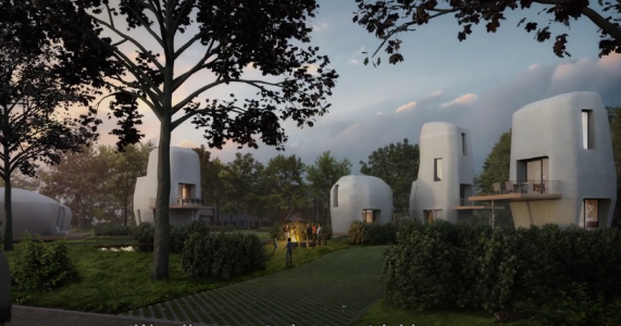 Wereldprimeur in Eindhoven: woningen uit 3D-printer