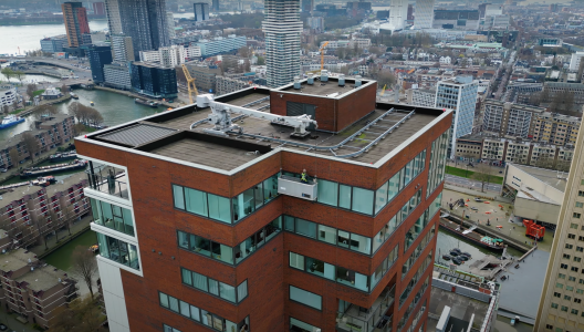 skylevel 100hoog rotterdam gevelonderhoud